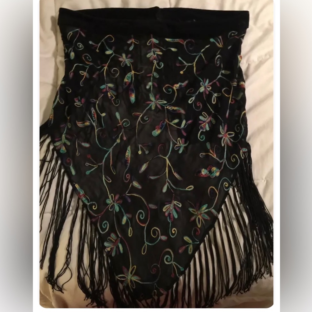 Anu By Natural Skirt Cover All Stunning Piece Velvet Waist Beautiful Stitching